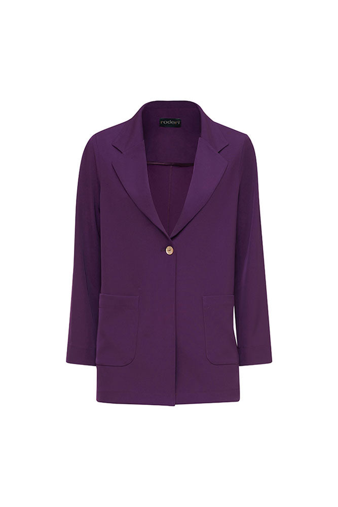 Berlin Jacket in Purple Cady