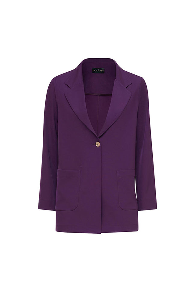 Berlin Jacket in Purple Cady