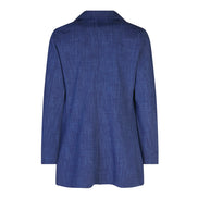 Blazer Berlin punto milano cotone blu chiaro delavè