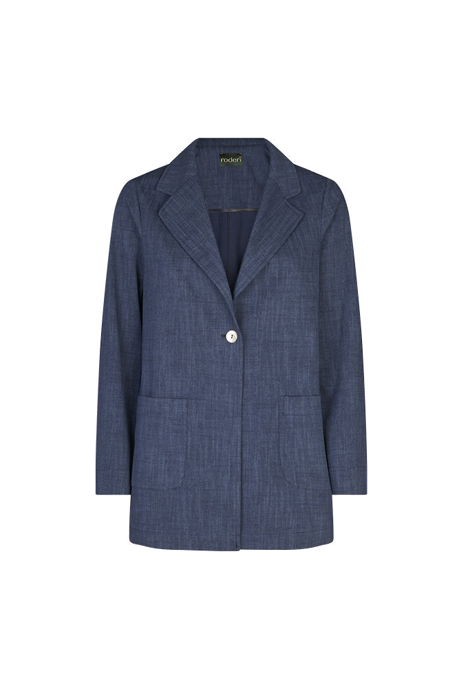 Blazer Berlin  blu delavè
