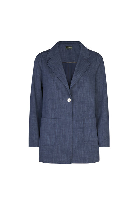 Blazer Berlin  blu delavè