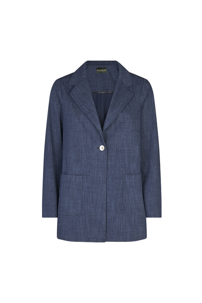 Blazer Berlin  blu delavè