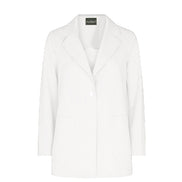 Blazer Berlin punto milano cotone bianco