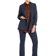 Blazer Berlin  blu delavè