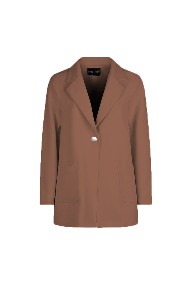 Blazer Berlin in crepe cady mocha
