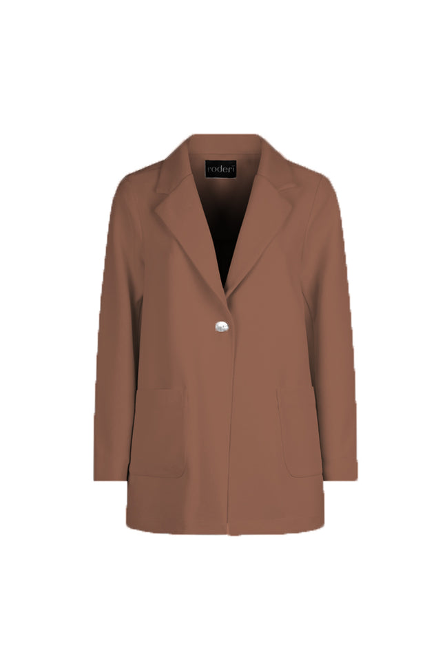 Blazer Berlin in crepe cady mocha