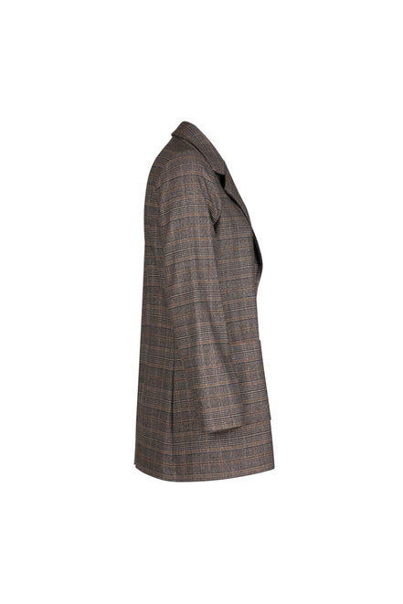 Blazer Berlin scozzese nero beige lurex