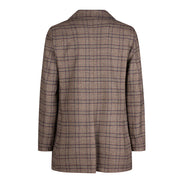 Giacca Berlin blazer scozzese mocha blu vino