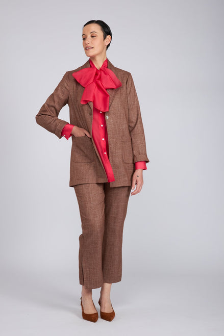 Blazer Gilda cioccolato