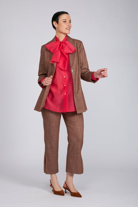 Blazer Gilda cioccolato