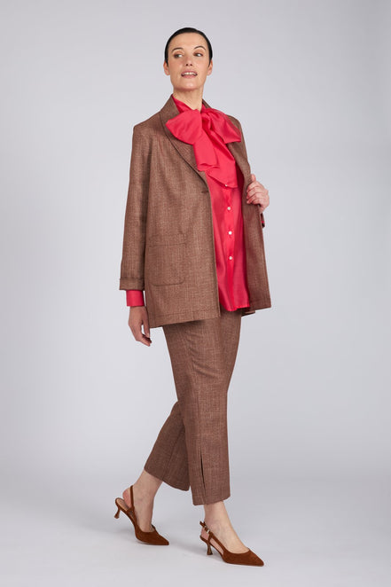 Blazer Gilda cioccolato