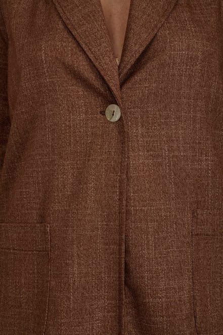 Blazer Gilda cioccolato