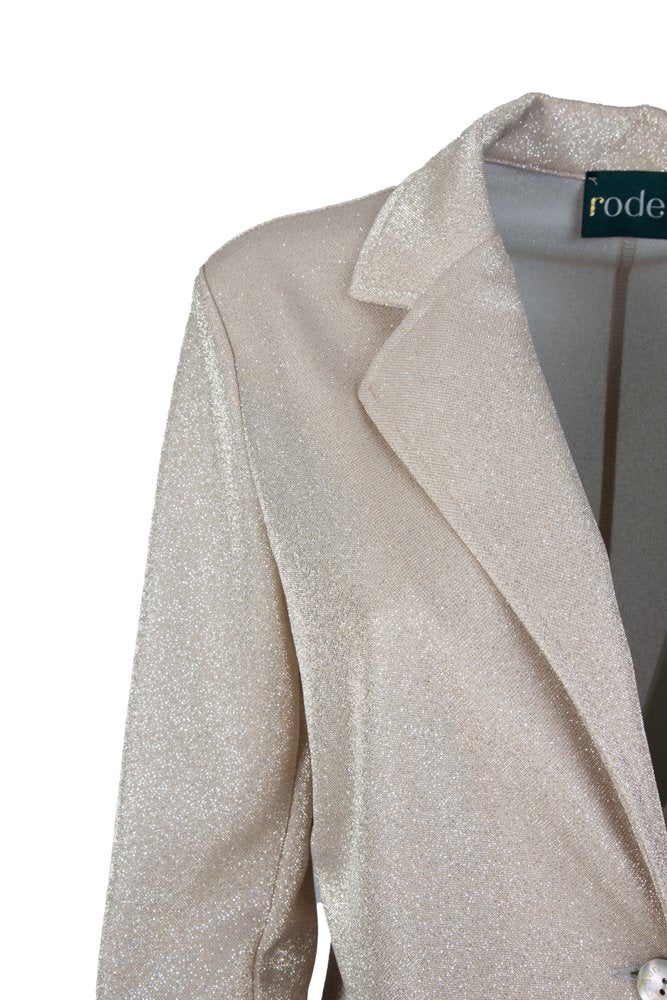 Procida Jacket in Platinum Glitter