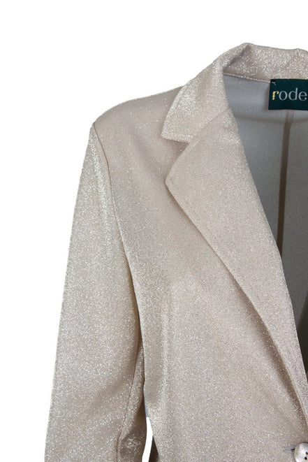 Procida Jacket in Platinum Glitter
