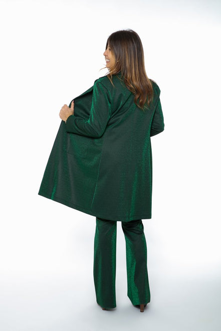 Giacca Procida lurex verde