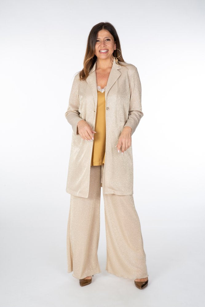 Procida Jacket in Platinum Glitter