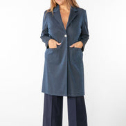 Giacca Procida lurex blu