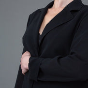 Procida Jacket in Black Technical Chiffon