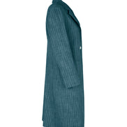 Procida Jacket in Green Pinstripe