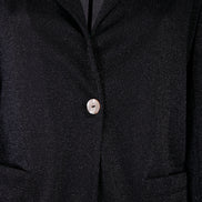 Procida Jacket in Black Glitter