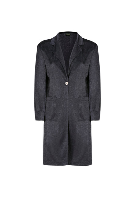 Procida Jacket in Black Glitter