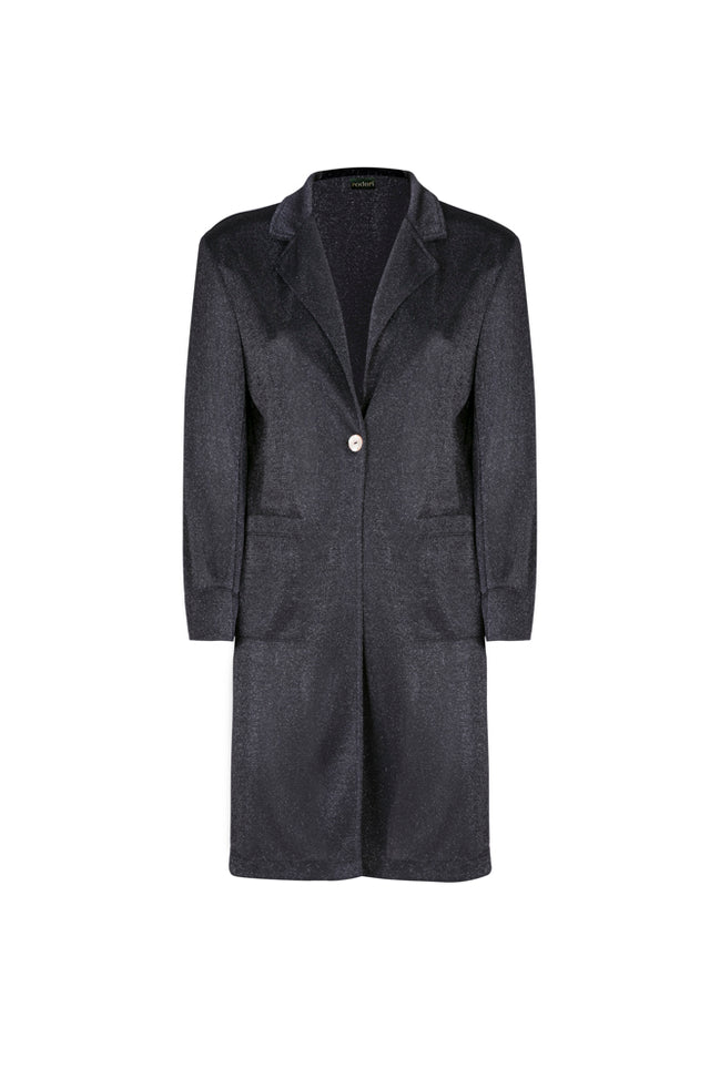 Procida Jacket in Black Glitter