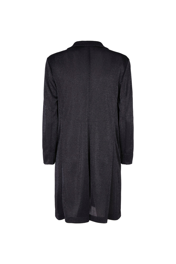 Procida Jacket in Black Glitter