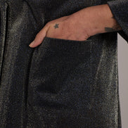 Giacca Procida glitter silver blu