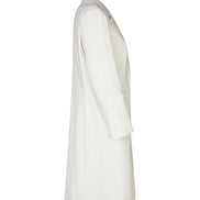 Procida Long Jacket in White Denim