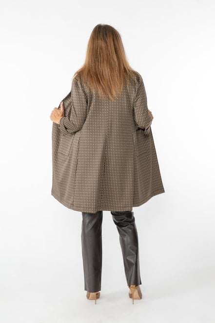 Giacca Procida Jacquard marrone