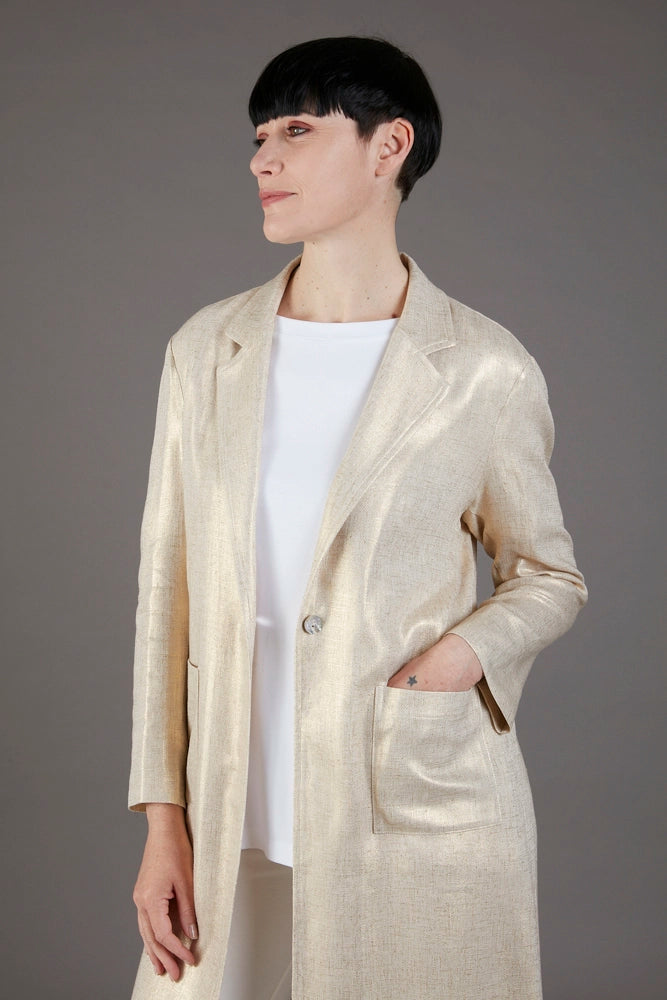 Look bianco e oro