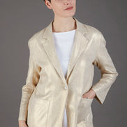 Look bianco e oro