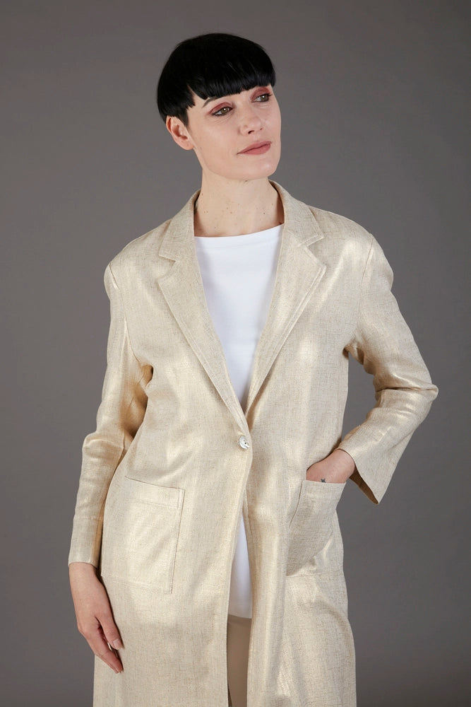 Look bianco e oro