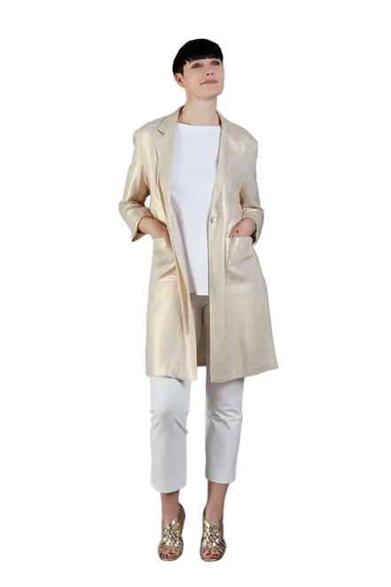Look bianco e oro