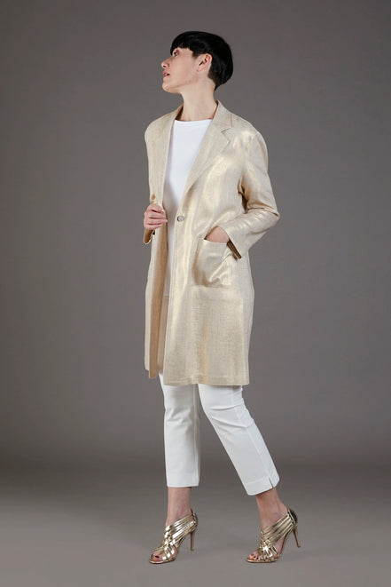 Look bianco e oro