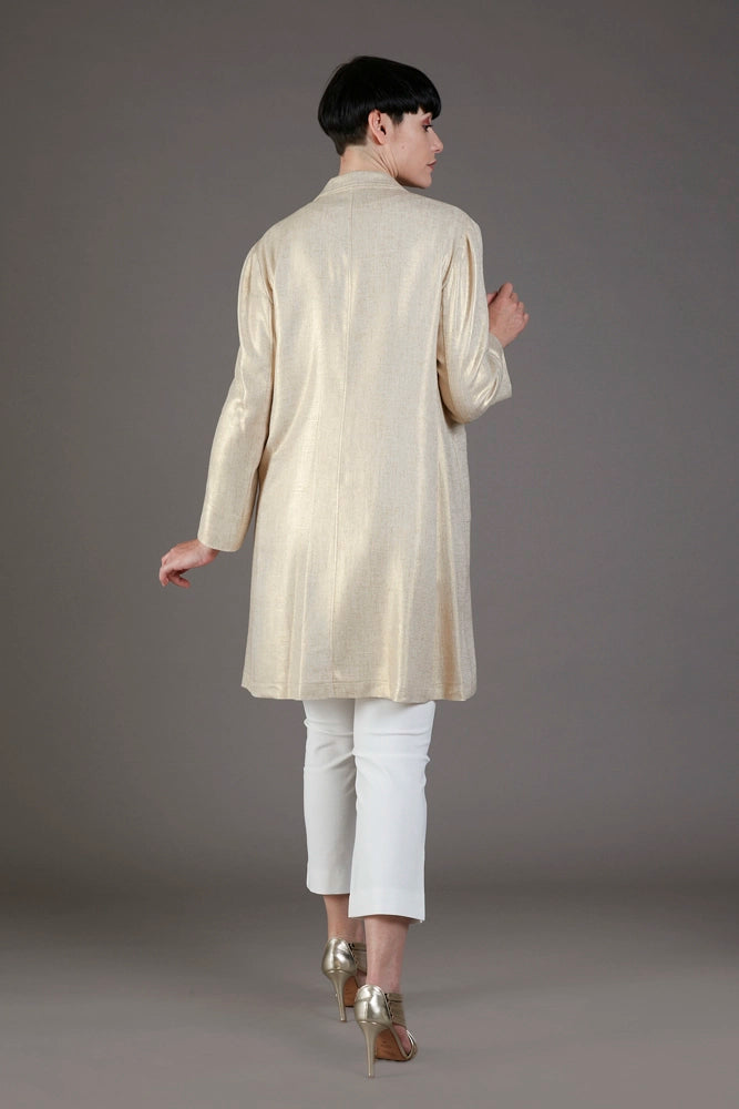 Look bianco e oro