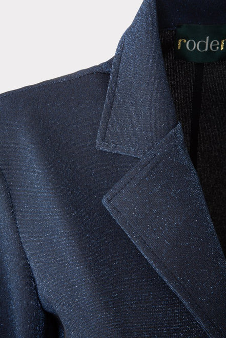 Giacca Procida lurex blu