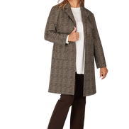 Procida Jacket in Blue Tweed