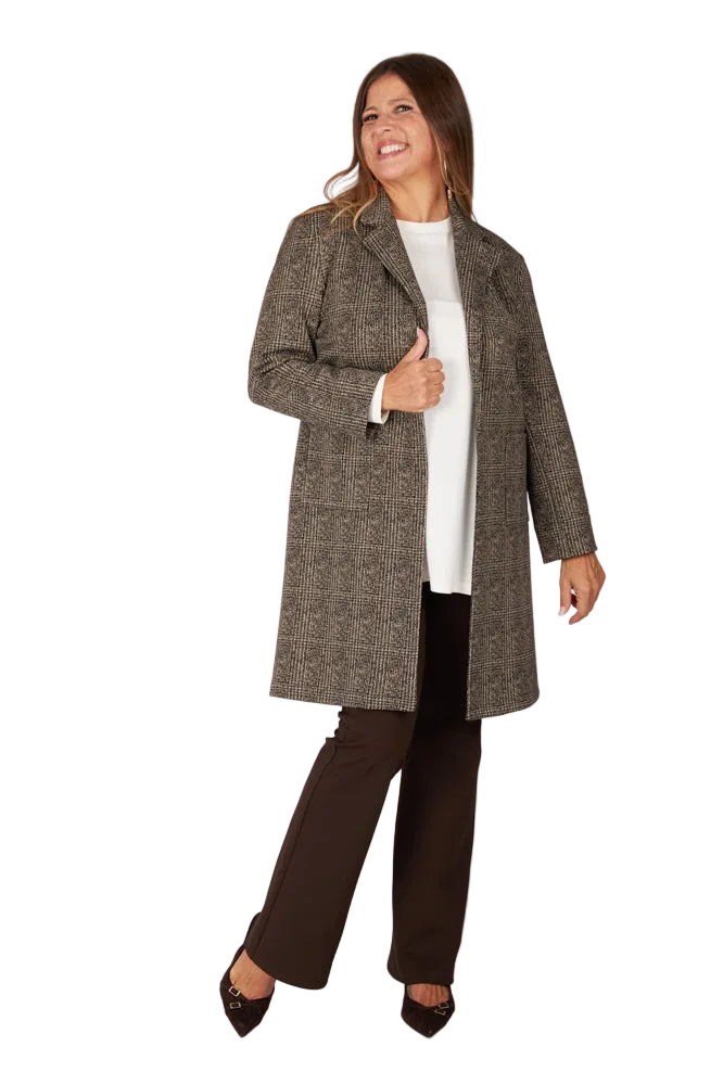 Procida Jacket in Blue Tweed