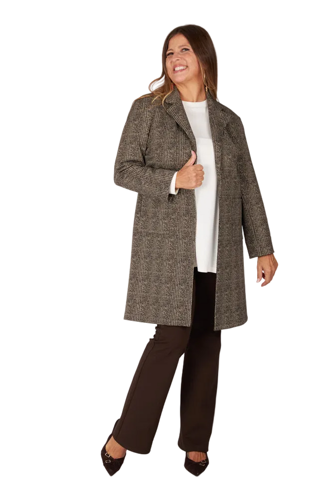 Procida Jacket in Blue Tweed