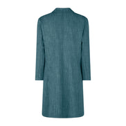 Procida Jacket in Green Pinstripe
