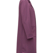 Procida Jacket in Purple Herringbone
