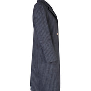 Procida Jacket in Washed Blue Pinstripe