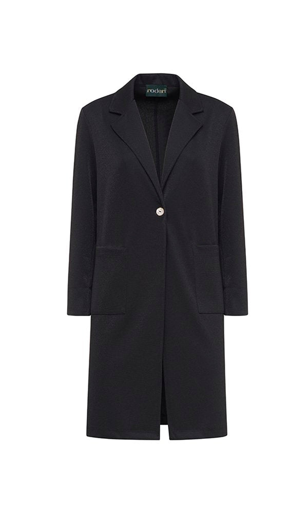 Giacca Procida lurex punto milano nero
