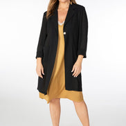 Procida Jacket in Black Technical Chiffon
