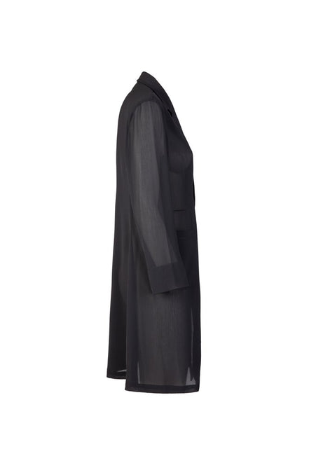 Procida Jacket in Black Technical Chiffon