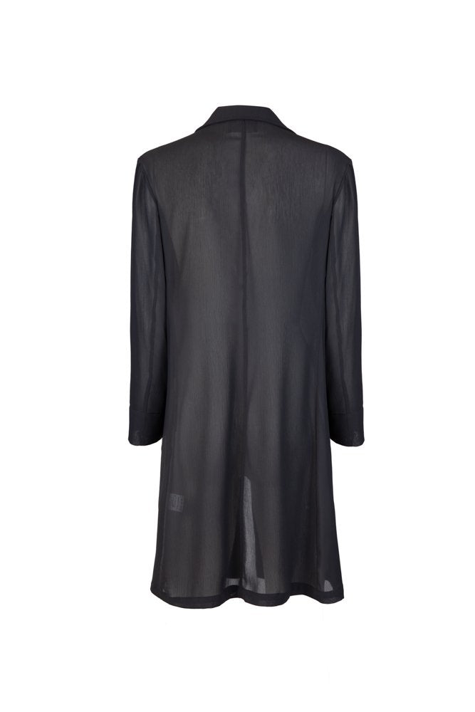 Procida Jacket in Black Technical Chiffon