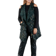 Gilet Barcelona bouclè verde