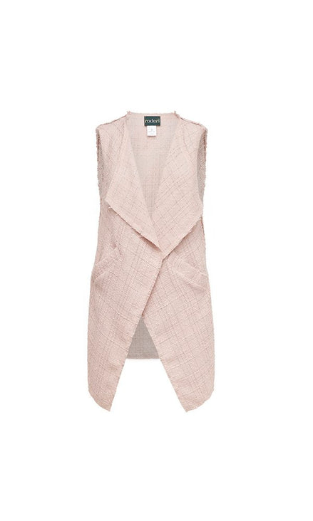 Gilet Barcelona bouclè avorio