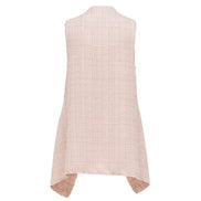 Gilet Barcelona bouclè avorio